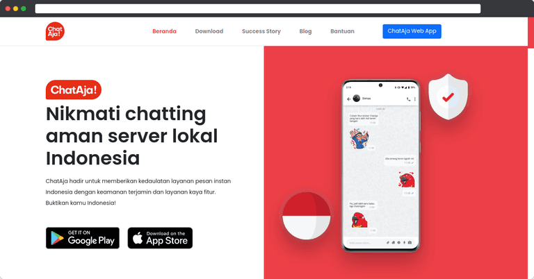 ChatAja Landing Page